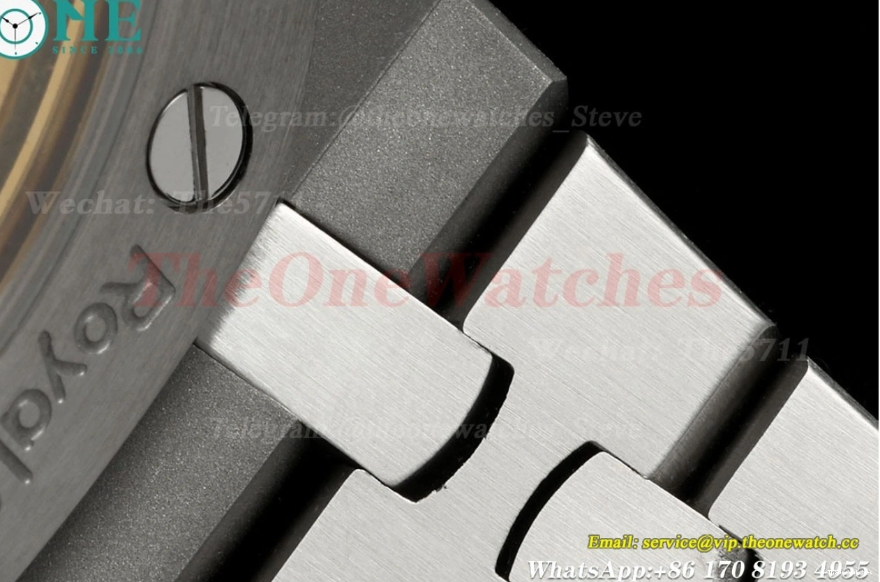 TKF Royal A4302 41mm Clone Super SS Black Dial 15500 Oak SS 0322